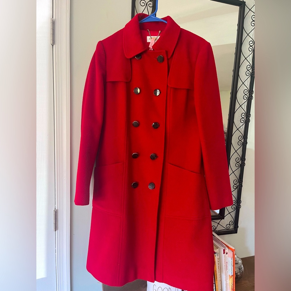 Red Wool Coat